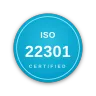 ISO 22301 certified
